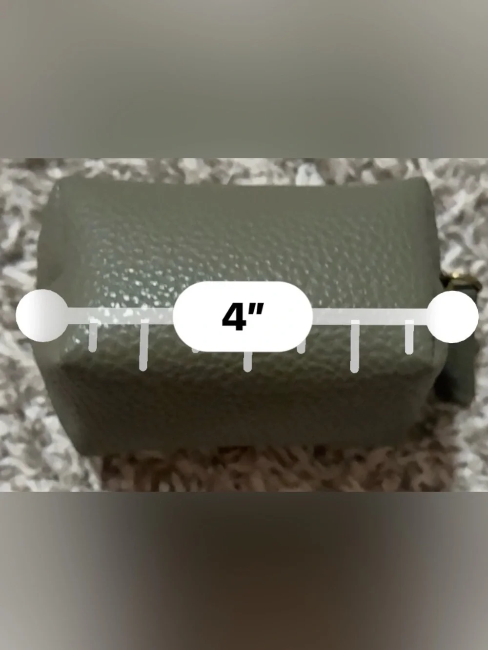 Steven Madden Mini Coin Pouch In Olive Green